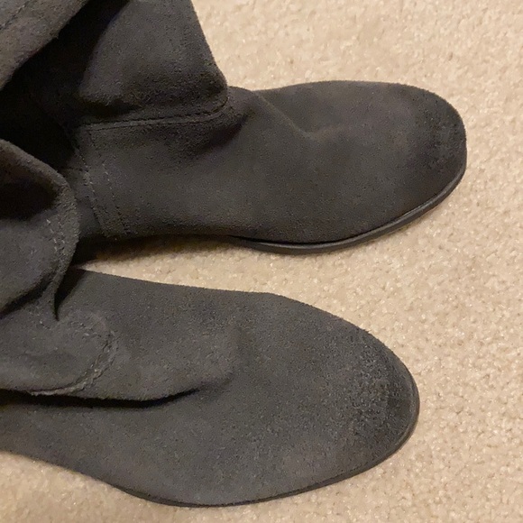 Brand New Grey Suede Boots - Picture 2 of 3